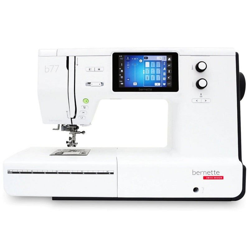 Bernette B77 Deco Sewing & Quilting Machine with 93 Spools & 200+ Accessories - Swing Design