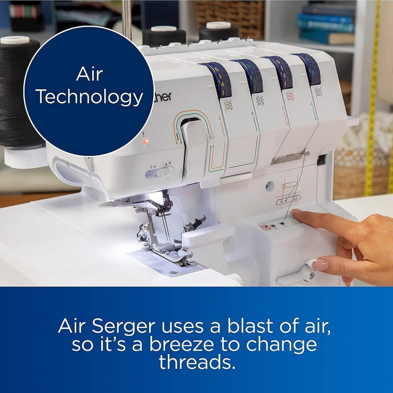 REFURBISHED Brother Air1800 Air Serger with Jet-Air Threading - Swing Design