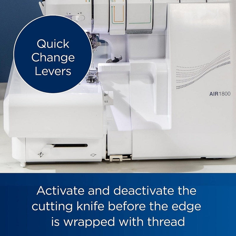 REFURBISHED Brother Air1800 Air Serger with Jet-Air Threading - Swing Design