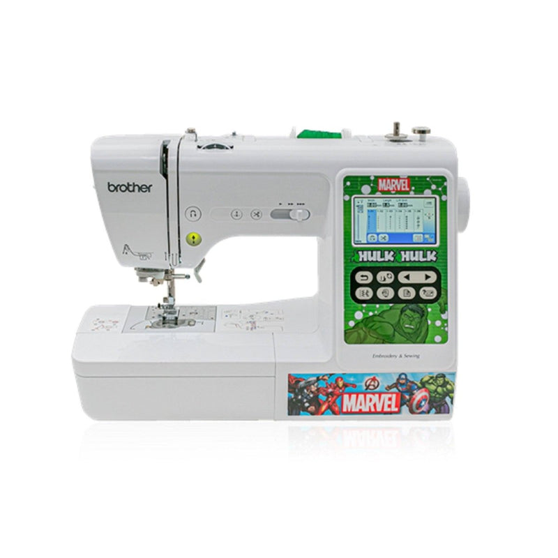 Brother LB5000M Marvel Comic Sewing & Embroidery Bundle 4" x 4" - Swing Design