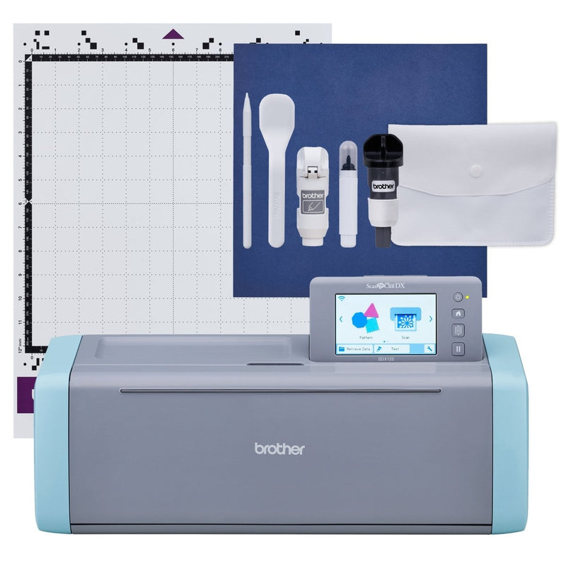 Brother ScanNCut SDX125e Wireless Machine Deluxe Vinyl & HTV Bundle - Swing Design5