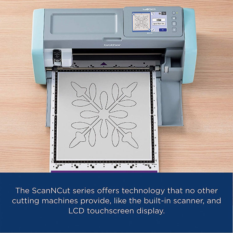 Brother ScanNCut DX125e Wireless Machine w/ T-Shirt Vinyl Bundle Brother ScanNCut Bundle Brother