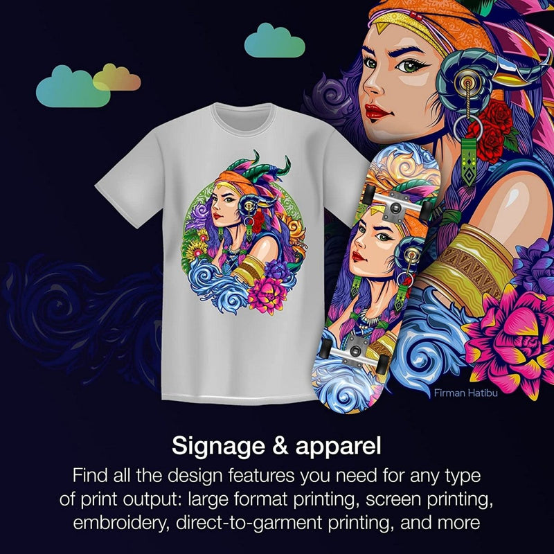 CorelDRAW 2025 Full Graphics Suite 1 Year Subscription - PC & MAC - Swing Design