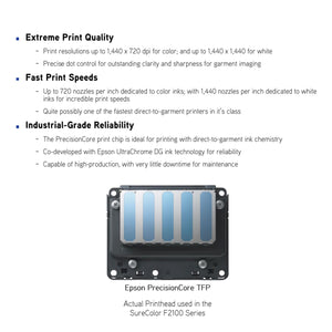 Epson F2100 DTG & DTF Combo Printer Bundle w/ Hotronix Fusion Heat Press DTG Bundles Epson 