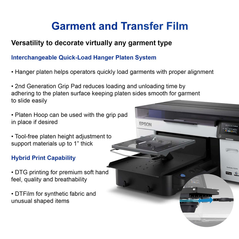 Epson F2270 DTG & DTF Combo Printer Base Bundle DTG Bundles Epson