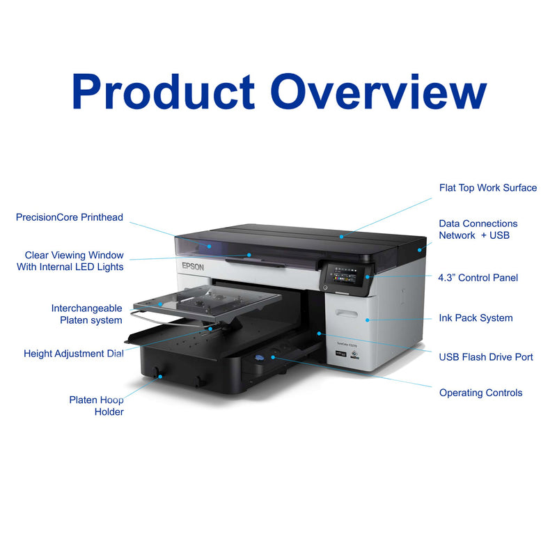 Epson F2270 DTG & DTF Combo Printer Base Bundle DTG Bundles Epson