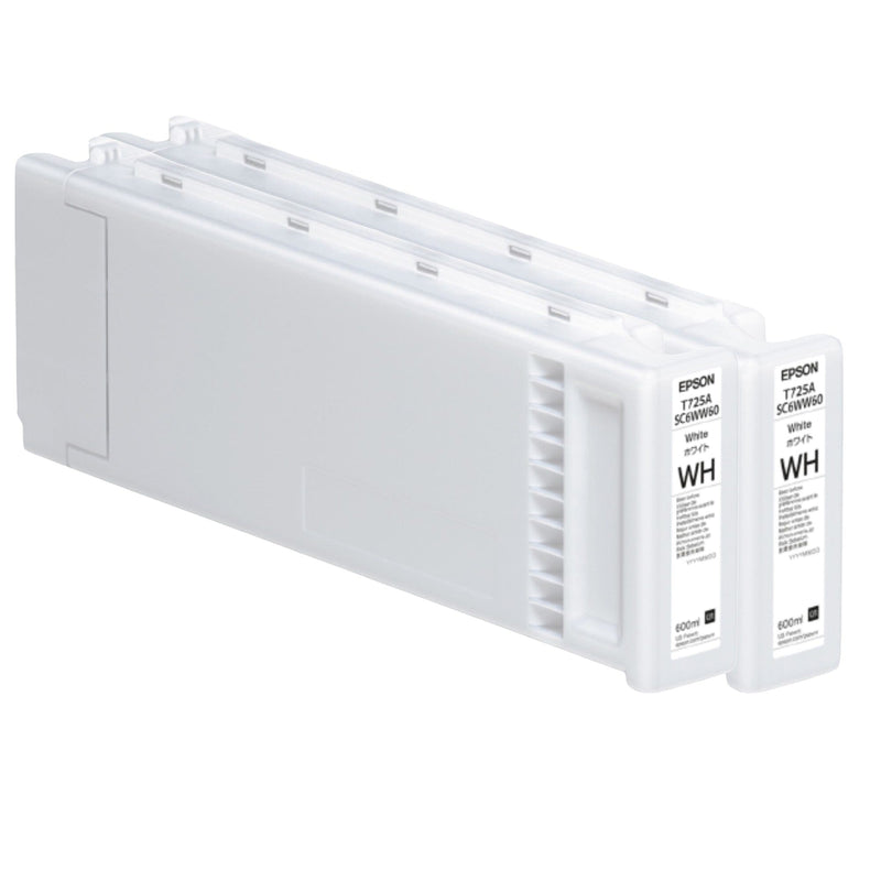 Epson SureColor F2100 Direct-to-Garment Printer Ink 2 Pack - White 600 ml Sublimation Bundle Epson