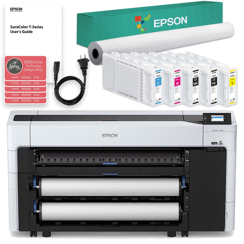 Epson SureColor T7770D Dual Roll Wireless Printer - 44" Inkjet Printer Epson