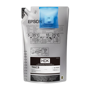 Epson UltraChrome DS Ink 1.1L for F6370/F9470/F9470H - 6 Pack Black Sublimation Bundle Epson 