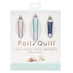 Foil Quill Freestyle All-In-One Bundle, 3 Hand Quills, Foils, Tape, Design Card - Swing Design