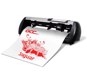 GCC Jaguar V LX 24" Pro Vinyl Cutter & Aligning System for Contour Cutting - Swing Design
