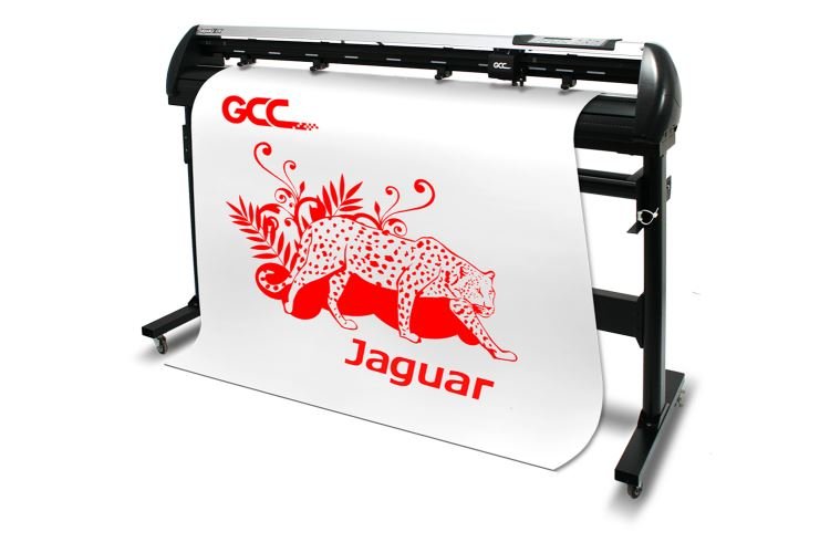 GCC Jaguar V LX 40" Pro Vinyl Cutter With Stand & Aligning System for Contour Cutting - Swing Design2