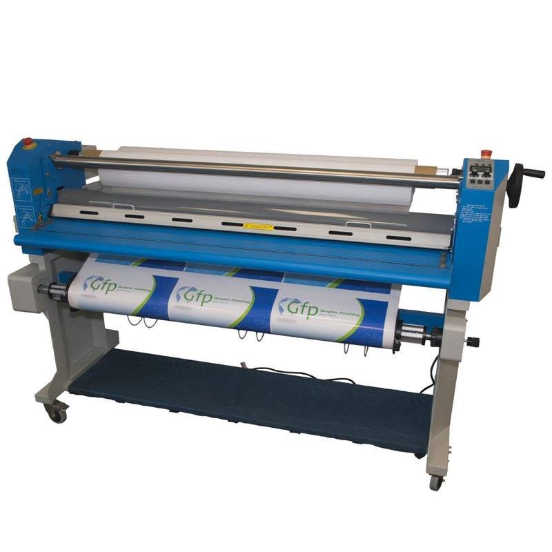 GFP 563TH-4RS Production Top Heat Roll Laminator with Stand - 63" - Swing Design4