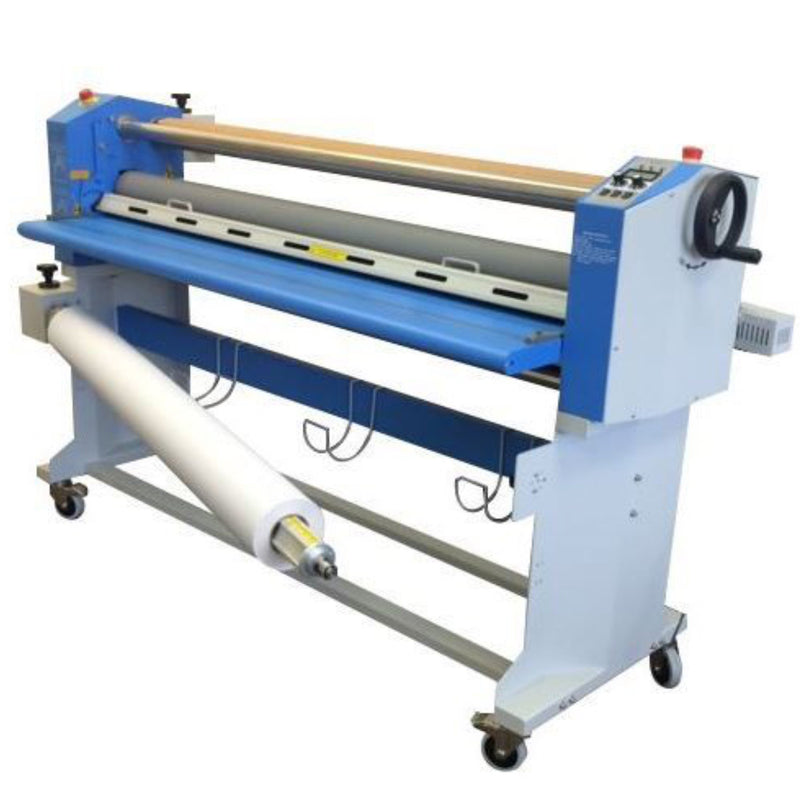 GFP 563TH-4RS Production Top Heat Roll Laminator with Stand - 63" Eco Printers GFP