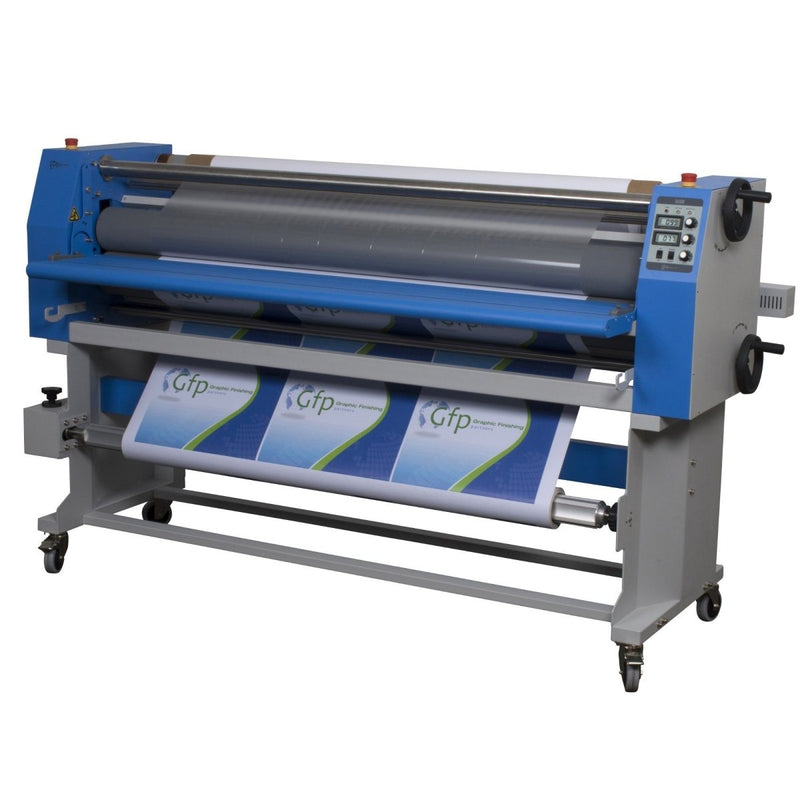 GFP 865DH-4R Professional Dual Heat Wide Format Laminator with Stand - 65" - Swing Design1
