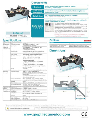 Graphtec Pro CE7000-ASC 15" w/ Automatic Sheet Feeder, with BONUS Software - Swing Design
