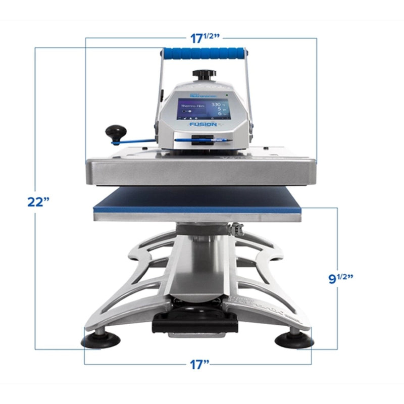 Hotronix Fusion Heat Press 16" x 20" with Fusion IQ & $100 in DTF Custom Transfers - Swing Design