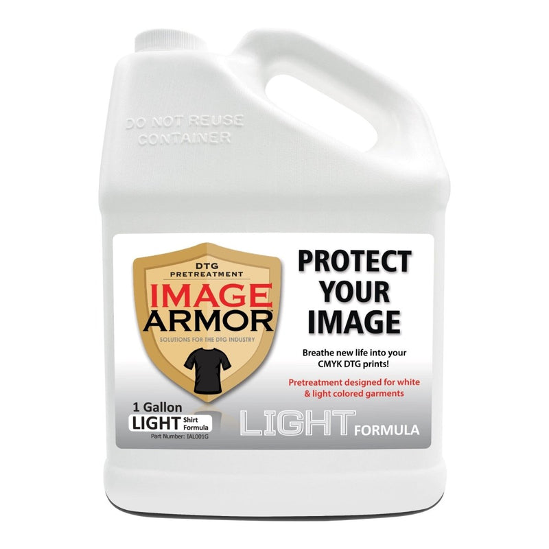 Image Armor Liquid Pretreat for DTG Light Shirt Formula - 1 Gallon - Swing Design1