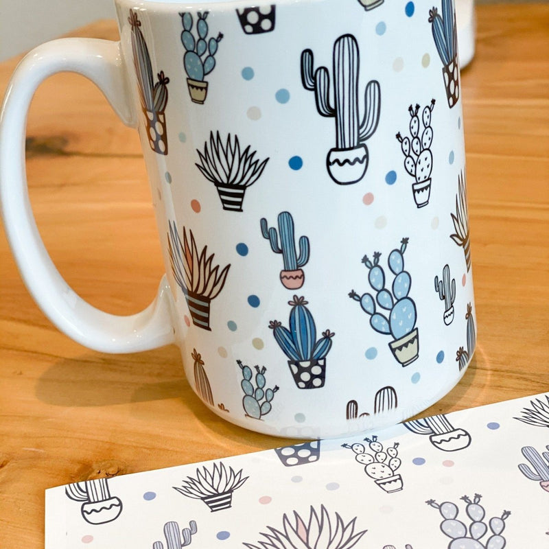 ProSub Mug & Cup Sublimation Blanks Sample Pack - 6 Piece - Swing Design