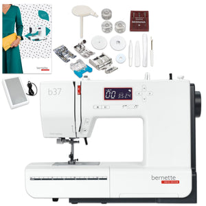 Open Box Bernette B37 Computerized Sewing Machine Brother Sewing Bundle Bernette 