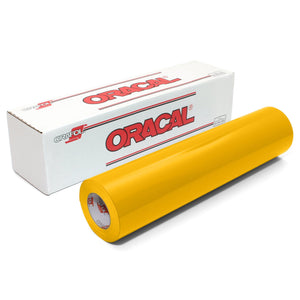 Oracal 651 Glossy 24" x 150 ft Vinyl Rolls - 61 Colors Oracal Vinyl Oracal Sun Yellow 