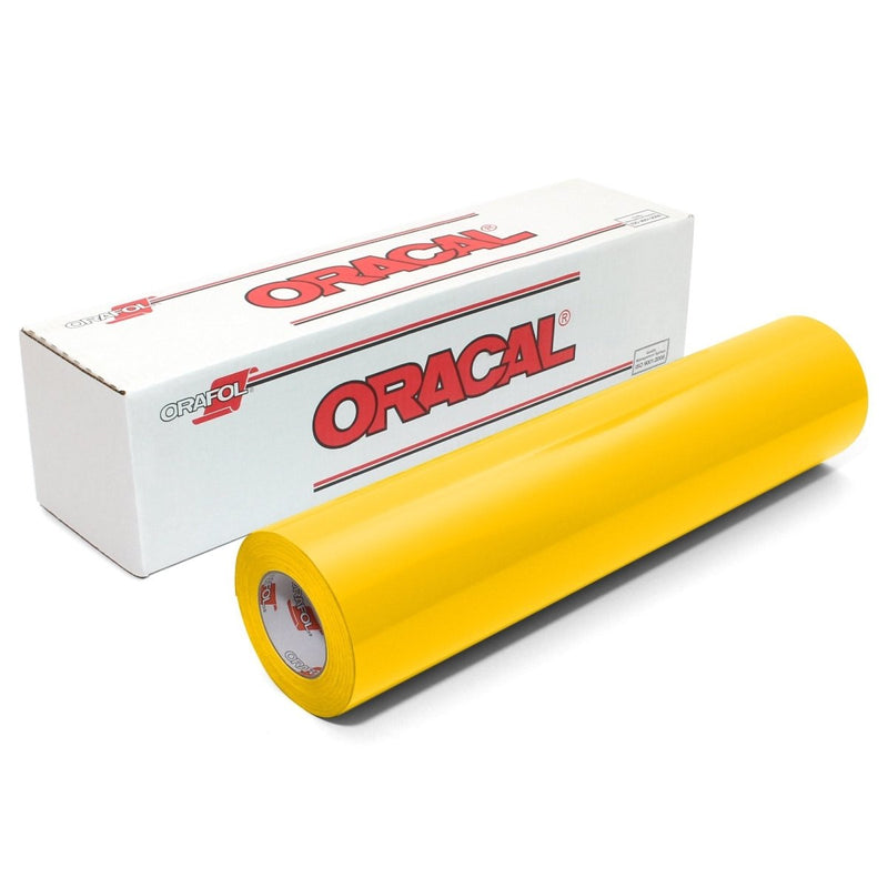 Oracal 651 Glossy 24" x 150 ft Vinyl Rolls - 61 ColorsYellow - Swing Design56