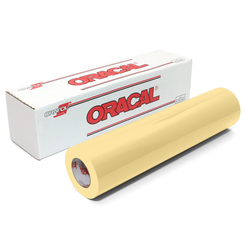 Oracal 651 Glossy Vinyl Rolls - Cream Oracal Vinyl Oracal