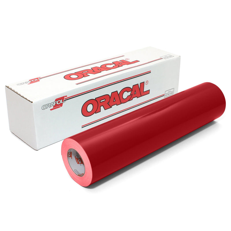 Oracal 651 Glossy Vinyl Rolls - Dark Red Oracal Vinyl Oracal