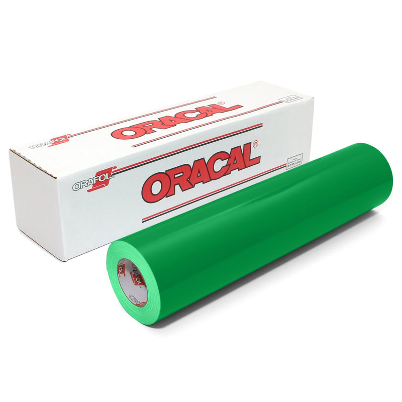 Oracal 651 Glossy Vinyl Rolls - Light Green Oracal Vinyl Oracal