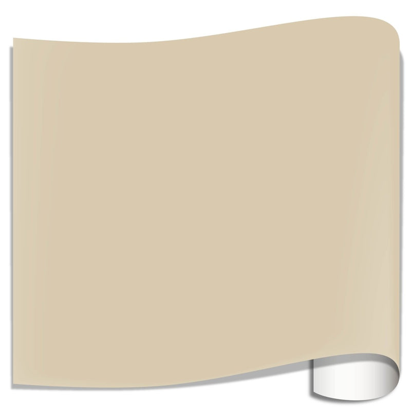 Oracal 651 Glossy Adhesive Vinyl Sheets 12" x 12" - 10 Sheet PackBeige - Swing Design