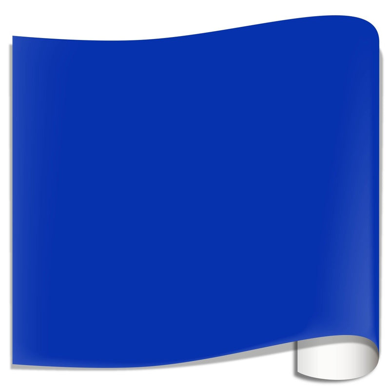 Oracal 651 Glossy Adhesive Vinyl Sheets 12" x 12" - 10 Sheet PackBrilliant Blue - Swing Design