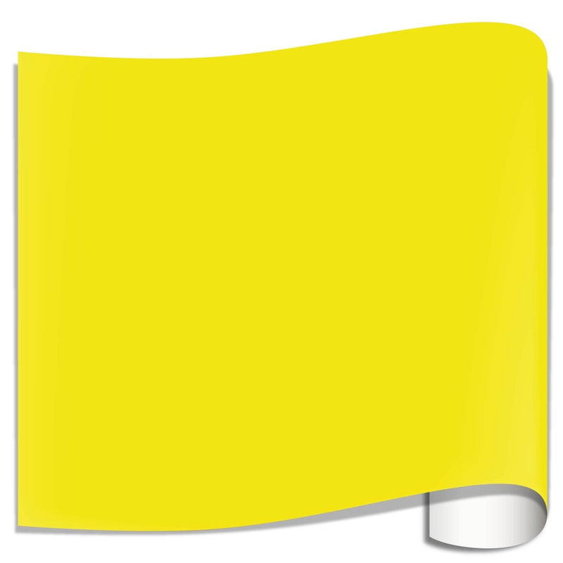 Oracal 651 Glossy Adhesive Vinyl Sheets 12" x 12" - 10 Sheet PackBrimstone Yellow - Swing Design