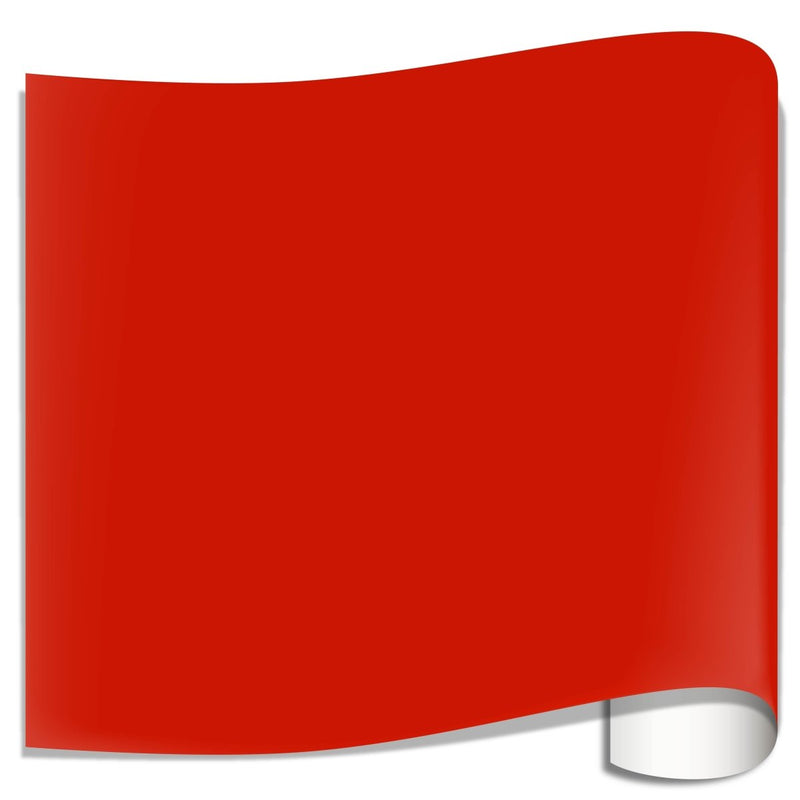 Oracal 651 Glossy Adhesive Vinyl Sheets 12" x 12" - 10 Sheet PackLight Red - Swing Design