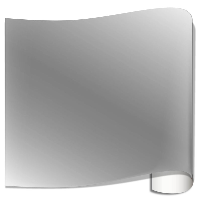 Oracal 651 Glossy Vinyl Sheets 12" x 12" - 10 Pack Oracal Vinyl Oracal Metallic Silver Grey
