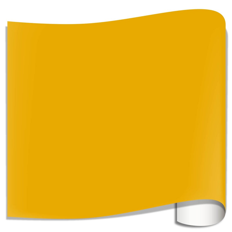 Oracal 651 Glossy Adhesive Vinyl Sheets 12" x 12" - 10 Sheet PackSignal Yellow - Swing Design