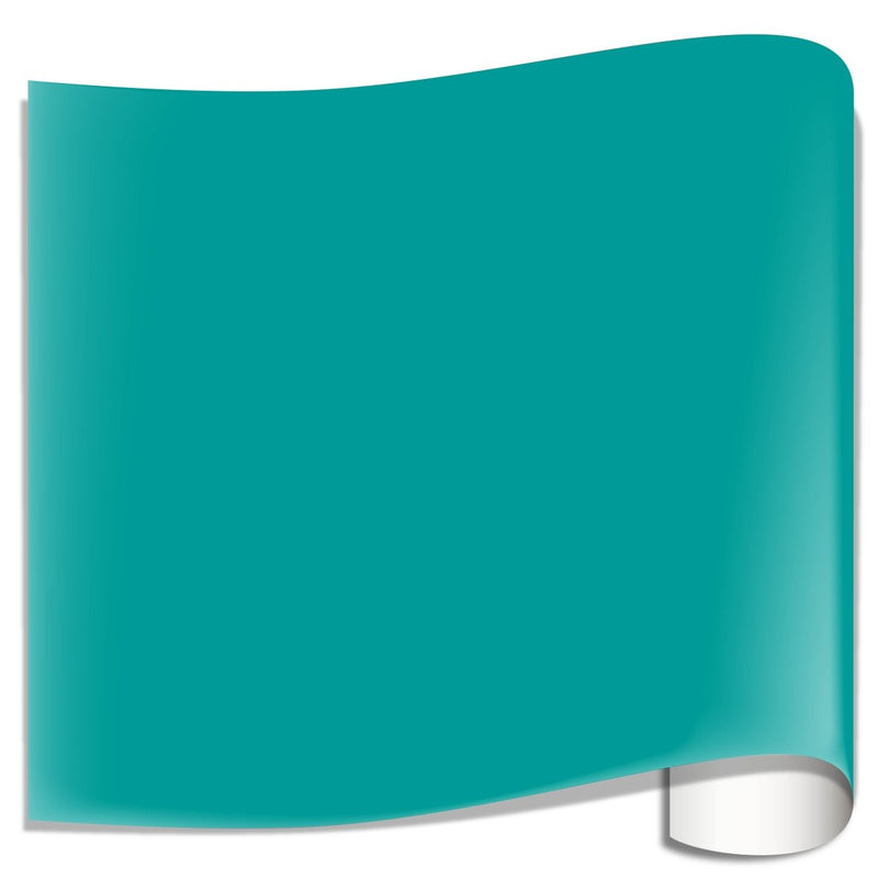 Oracal 651 Glossy Adhesive Vinyl Sheets 12" x 12" - 10 Sheet PackTurquoise - Swing Design