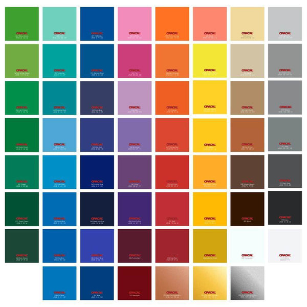Oracal 651 Glossy Vinyl Sheets 12 x 12 - Sale!