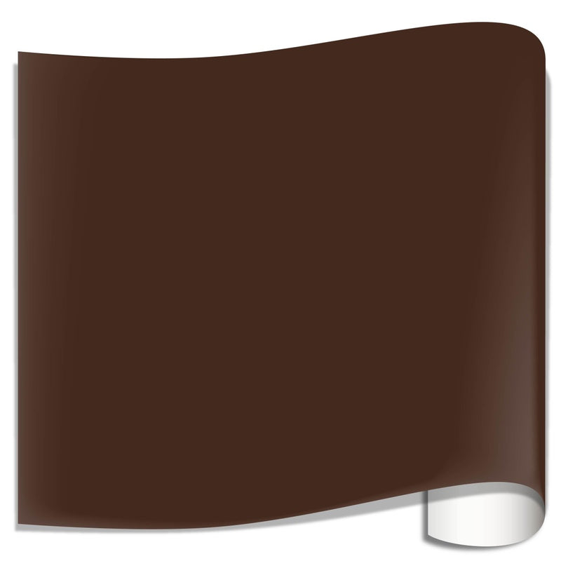 Oracal 651 Glossy Vinyl Sheets - Brown1 Sheet - 12" x 12" - Swing Design1