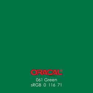Oracal 651 Glossy Vinyl Sheets - Green - Swing Design