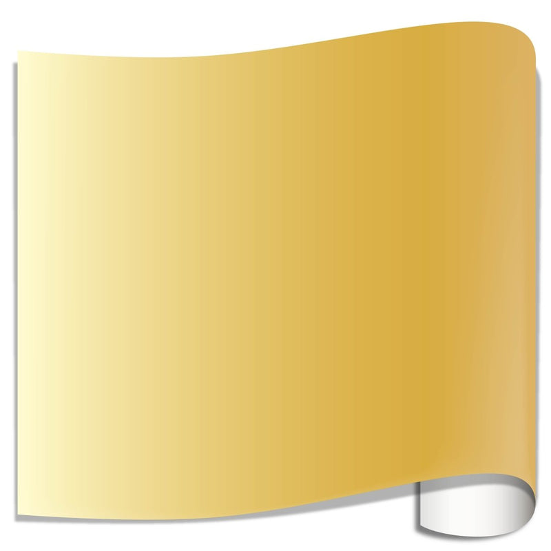 Oracal 651 Glossy Vinyl Sheets - Imitation Gold1 Sheet - 12" x 12" - Swing Design1