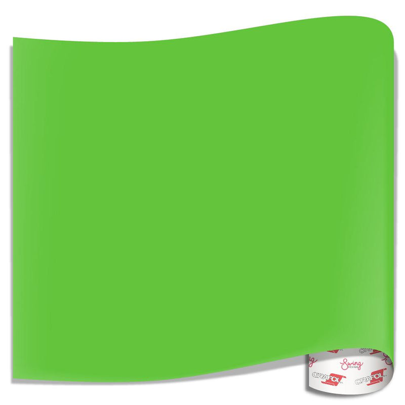 Oracal 651 Glossy Vinyl Sheets - Limetree Green1 Sheet - 12" x 12" - Swing Design2