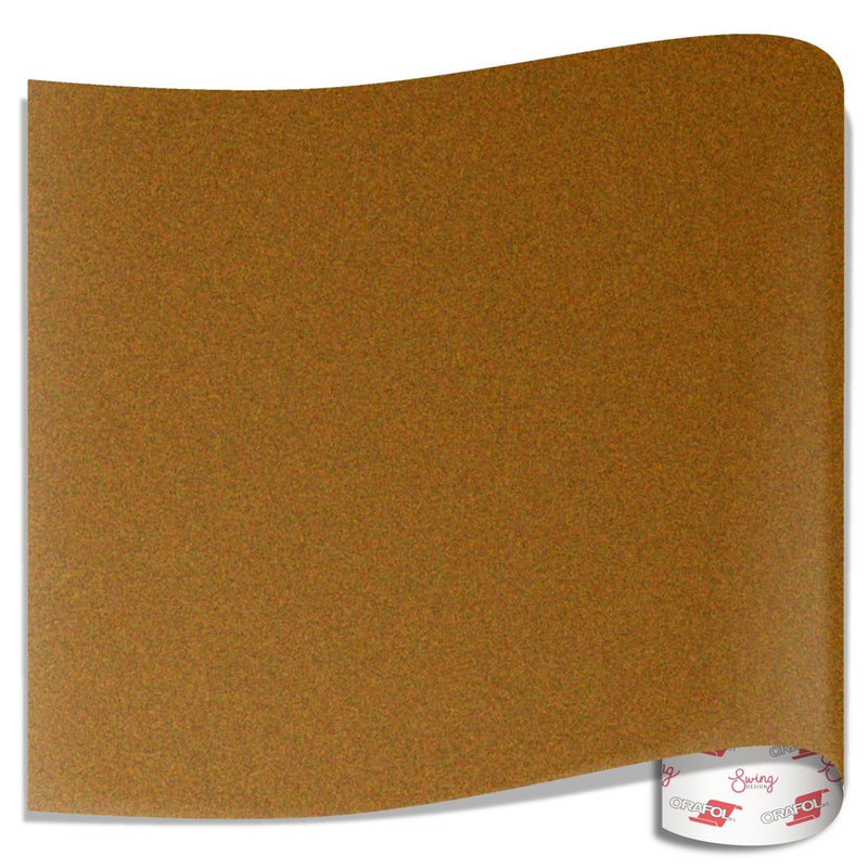 Oracal 651 Glossy Vinyl Sheets - Metallic Copper1 Sheet - 12" x 12" - Swing Design2
