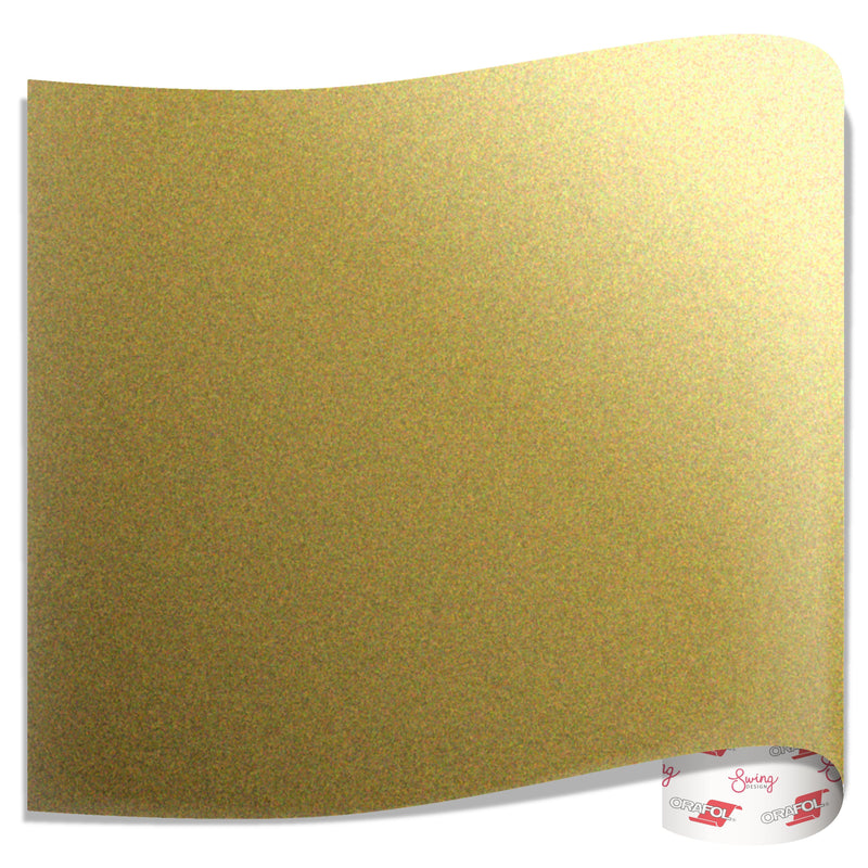 Oracal 651 Glossy Vinyl Sheets - Metallic Gold - Swing Design