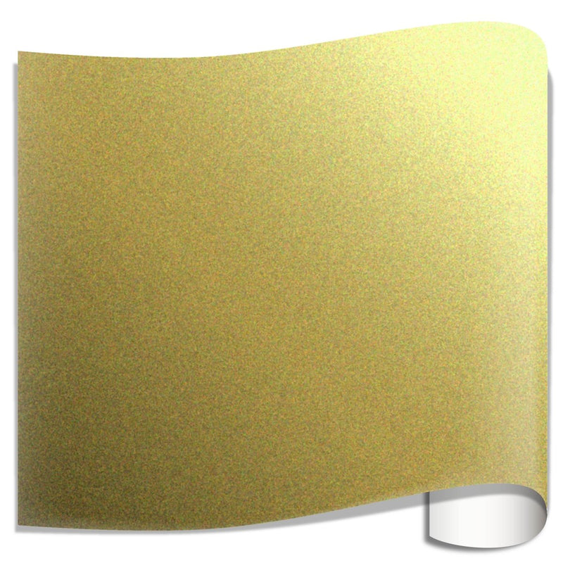 Oracal 651 Glossy Vinyl Sheets - Metallic Gold1 Sheet - 12" x 12" - Swing Design1