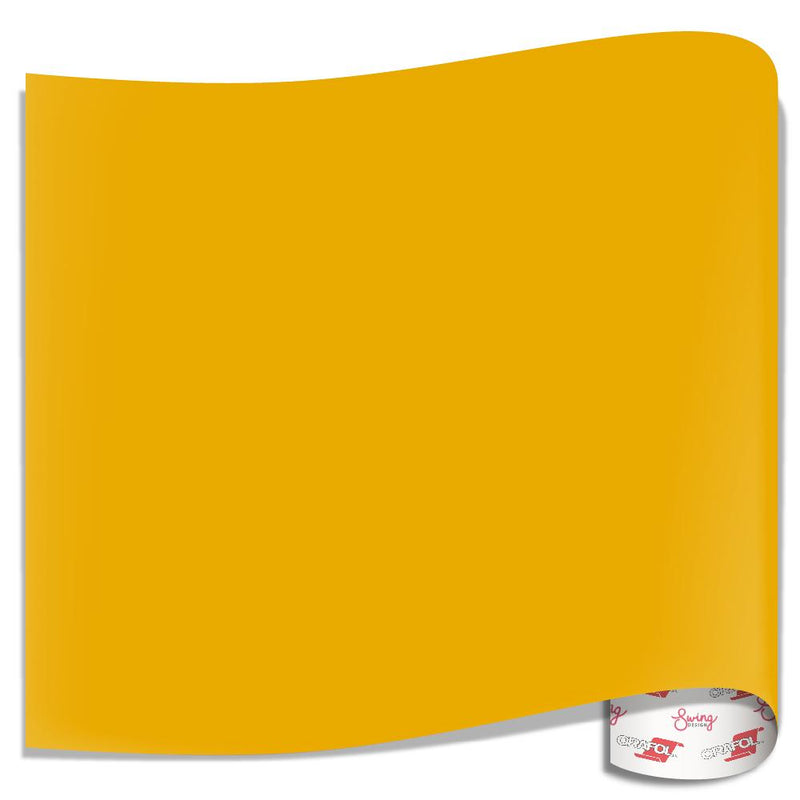 Oracal 651 Glossy Vinyl Sheets - Signal Yellow - Swing Design