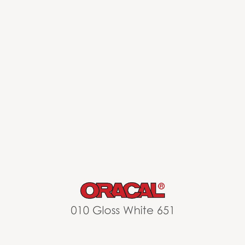 Oracal 651 Glossy Vinyl Sheets - White1 Sheet - 12" x 12" - Swing Design2