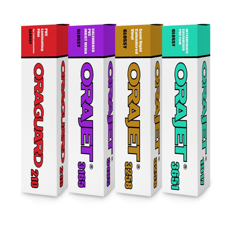Orajet Printable Matte Adhesive Vinyl Bundle - 20" x 30 FT Vinyl Oracal
