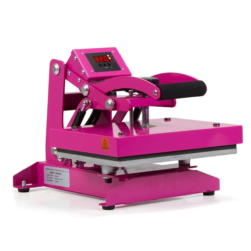 Pink Pro Craft Heat Press 9" x 12" - Swing Design