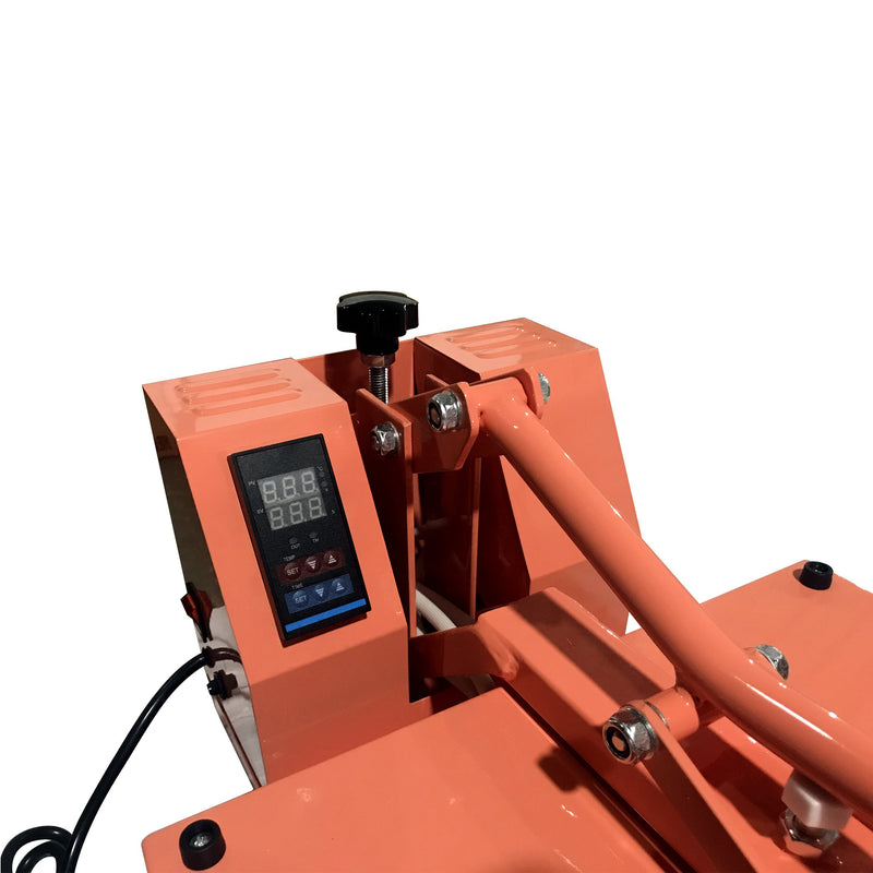 REFURBISHED Swing Design 15" x 15" Craft Heat Press - Coral Heat Press Swing Design