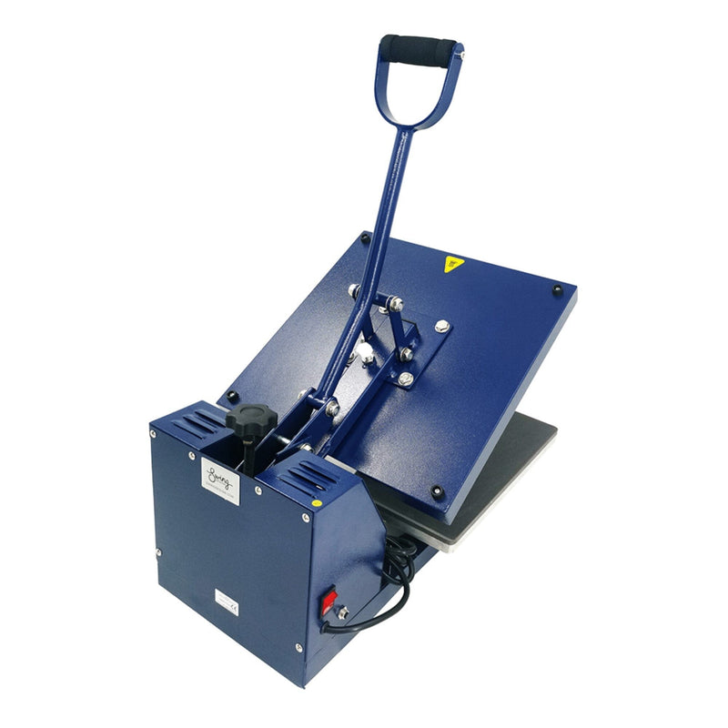 REFURBISHED Swing Design 15" x 15" Craft Heat Press - Navy Heat Press Swing Design